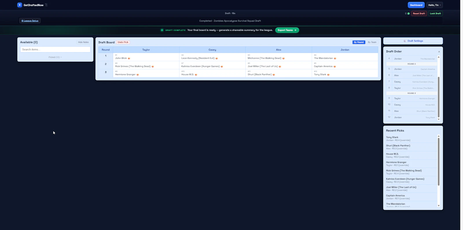 GetDraftedNow screenshot 5