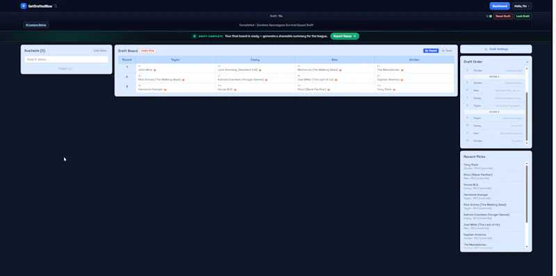 GetDraftedNow screenshot 5
