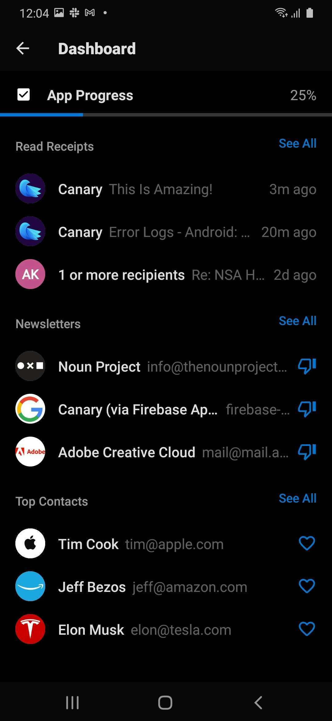canary mail multiple machine
