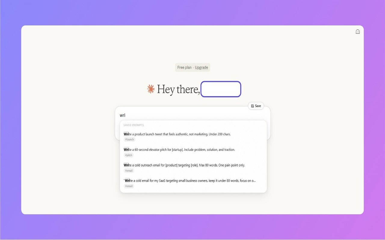 Prompt Autocomplete for ChatGPT, Claude - Screenshot 4 showing product features and functionality