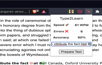 Type2Learn Chrome Extension gallery image