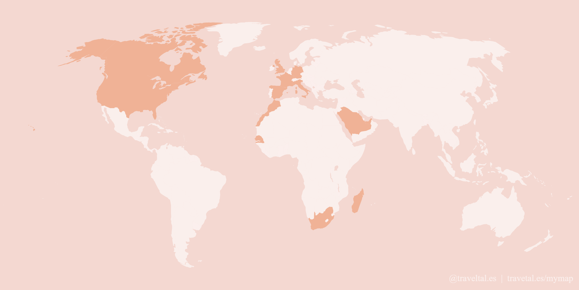 Stylish Travel Map Generator gallery image