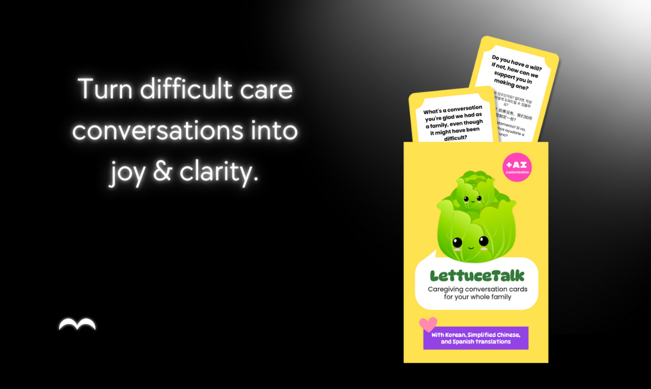 LettuceTalk - AI caregiving conversation cards for bilingual families media 4