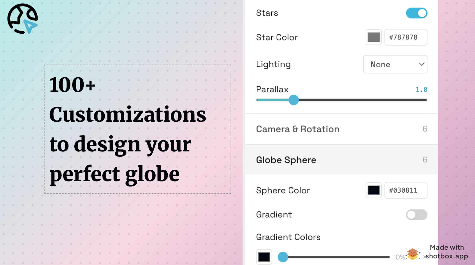 Globes.sh - Screenshot 5 showing product features and functionality