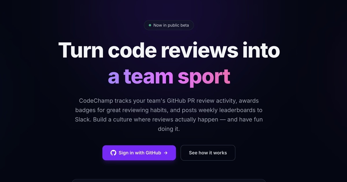 CodeChamp gallery image