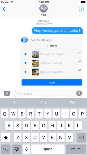 Polls for iMessage 2.0 gallery image
