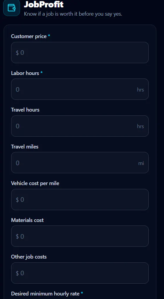 JobProfit — Is this job worth it? gallery image