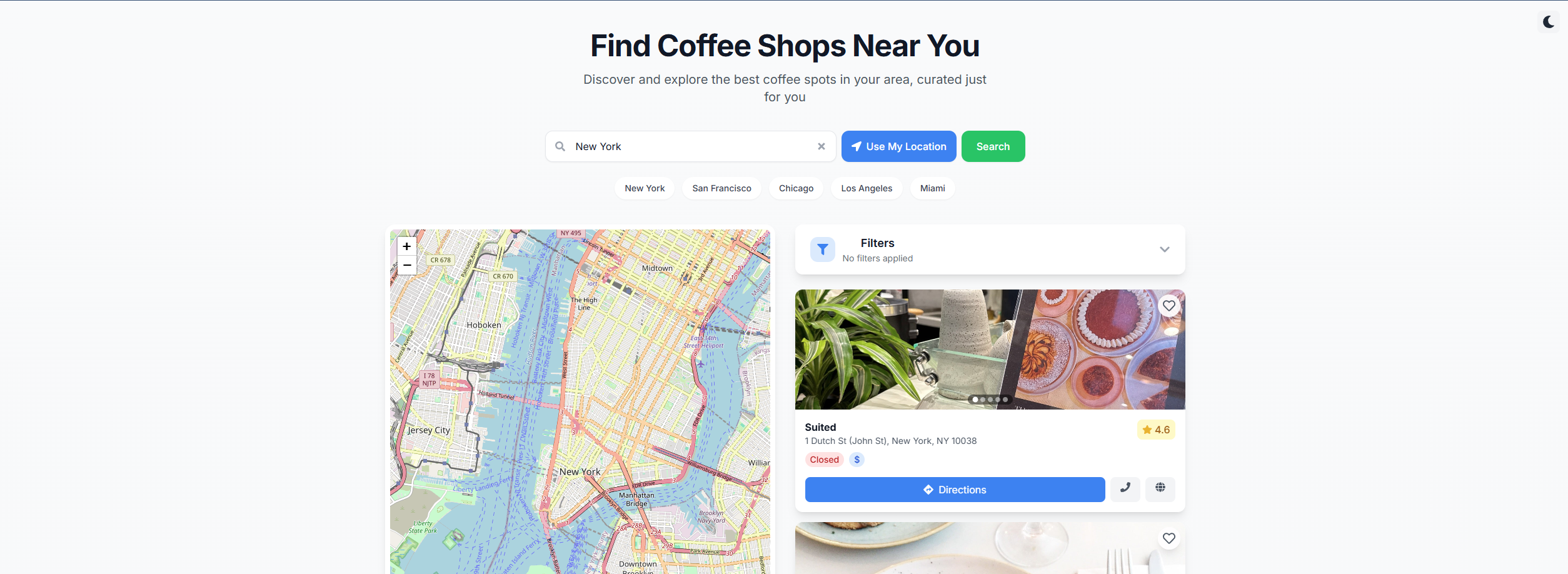 Mídia 1 de Brew Tracker - Encontre cafés perto de você