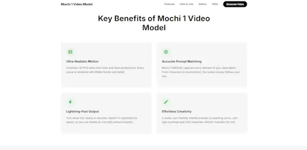 Mochi 1 Video Model gallery image