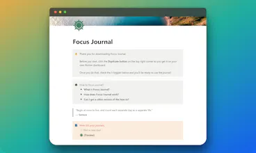 Focus Journal 15 gallery image
