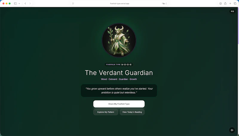Fivefold Type  screenshot 4