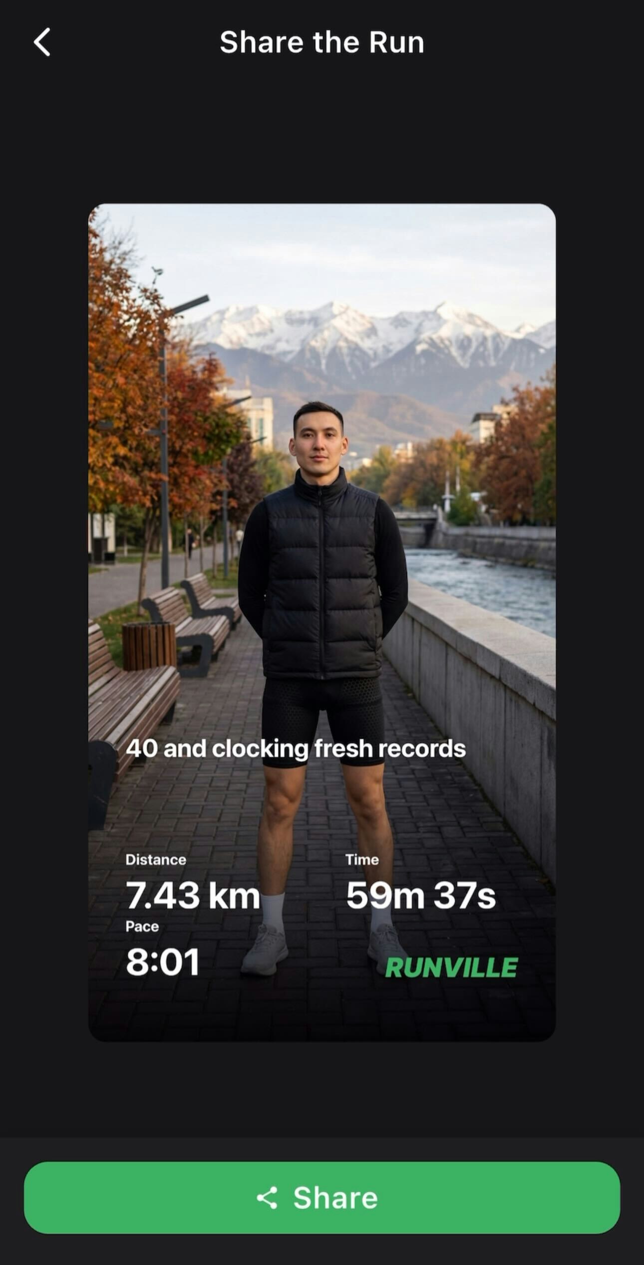 Runville - Creates Images of your run gallery image