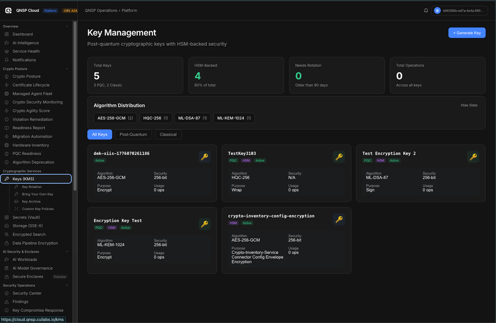 QNSP — Quantum-Native Security Platform screenshot 6
