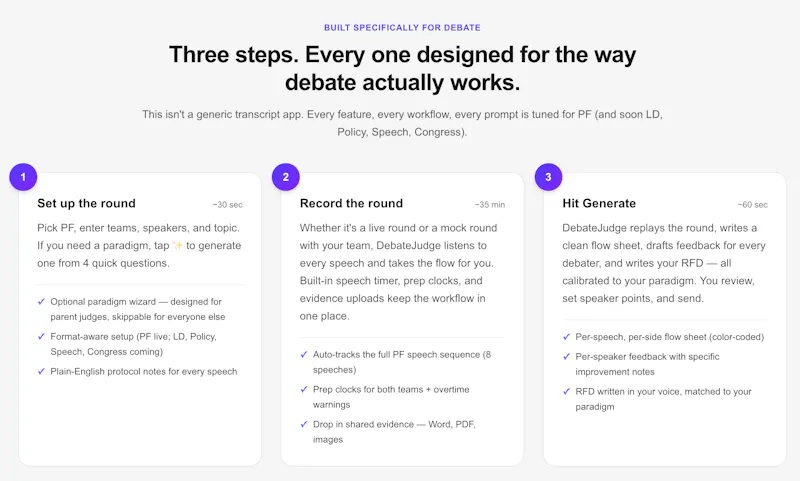 Debate Judge AI screenshot 5