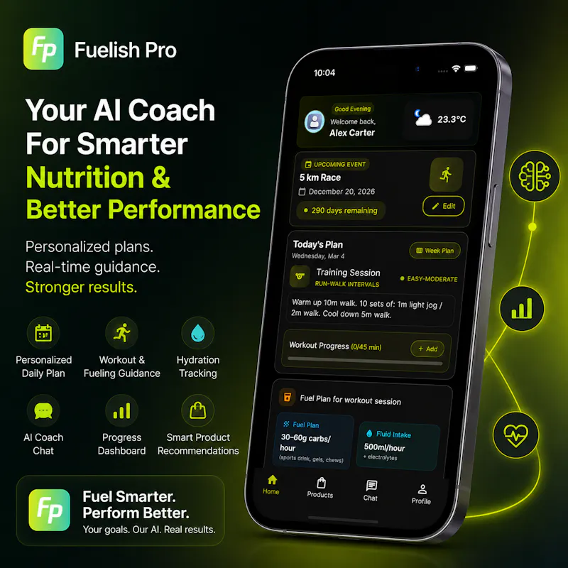 Fuelish Pro AI Fueling App for Athletes screenshot 3