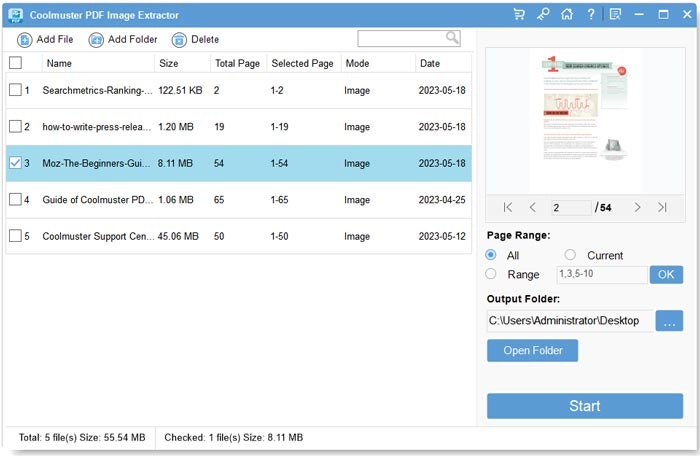 وسائط CoolMuster PDF مستخرج صورة 4