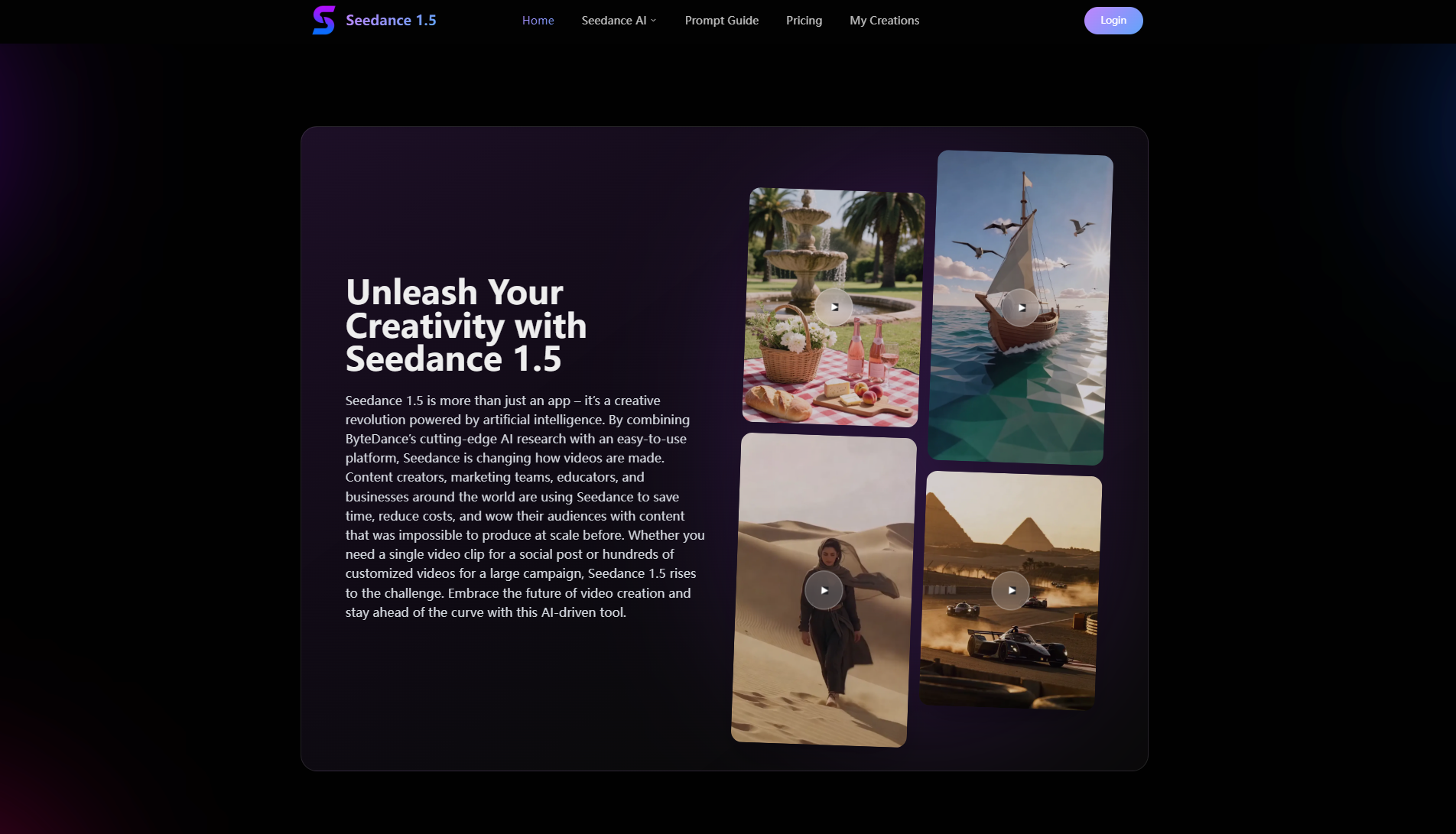 Seedance 1.5 Pro Ai Video Generator gallery image