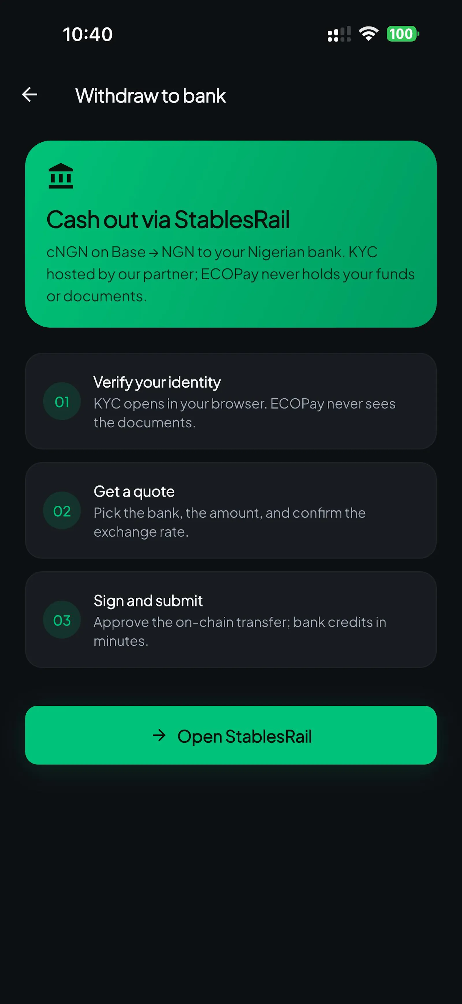 ECOPay Self-Custody Wallet screenshot 14
