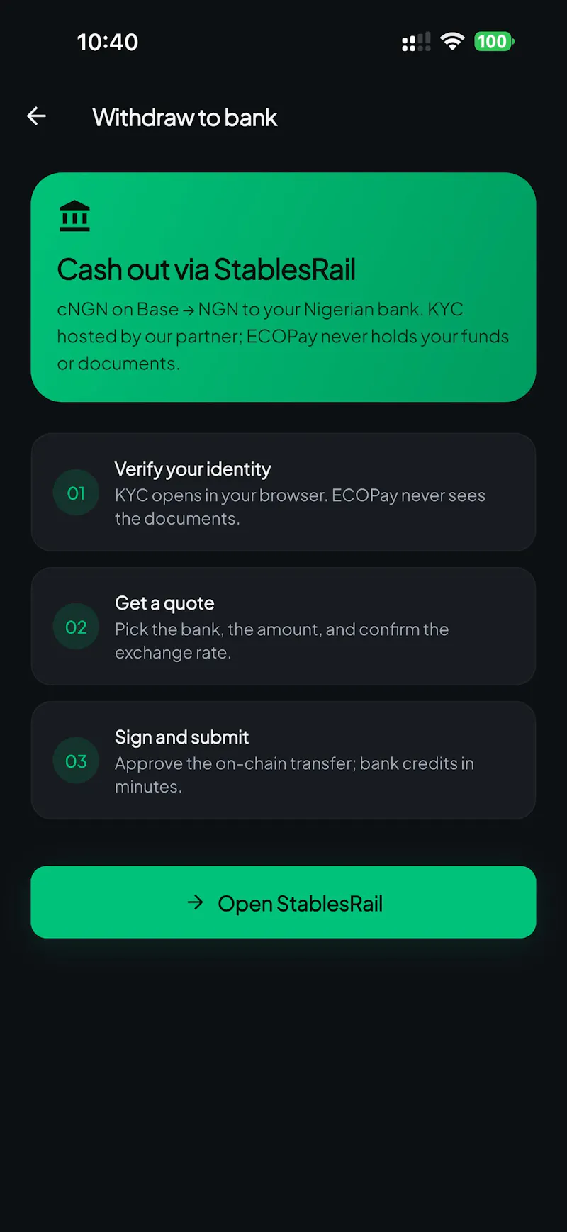 ECOPay Self-Custody Wallet screenshot 14