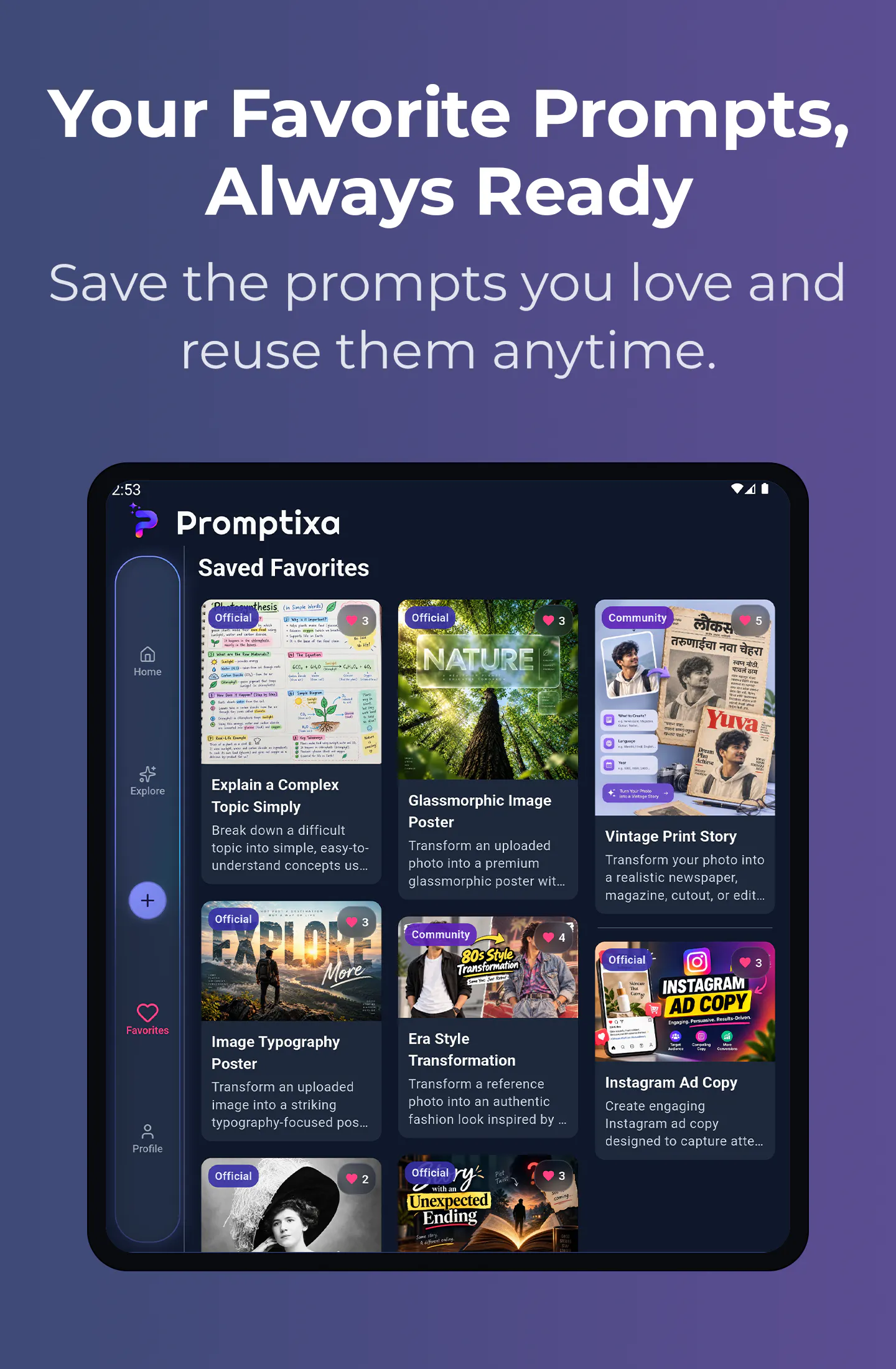 Promptixa: AI Prompt Community gallery image