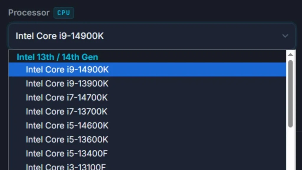 PC Bottleneck Calculator - Screenshot 3 showing product features and functionality