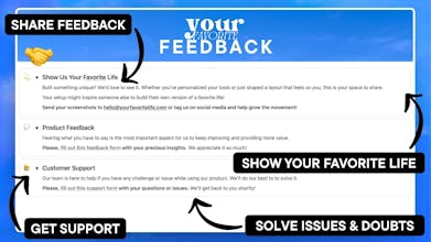 Your Favorite Life | Notion Life OS gallery image
