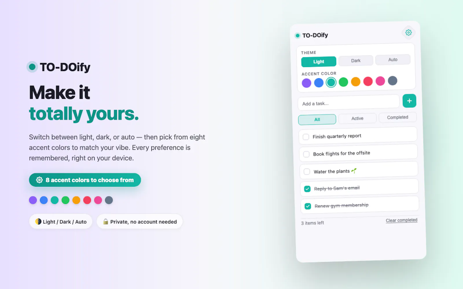 TO-DOify screenshot 2