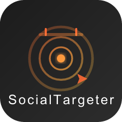 SocialTargeter - Product Hunt launch logo and brand identity