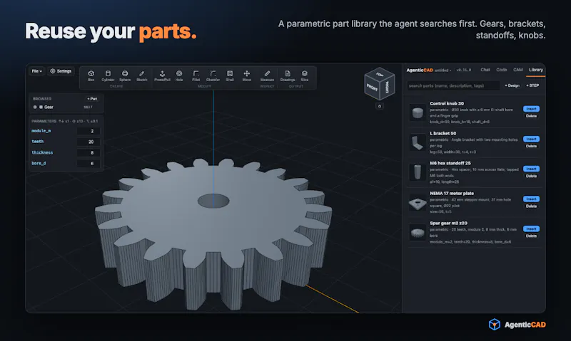 Agentic CAD screenshot 7