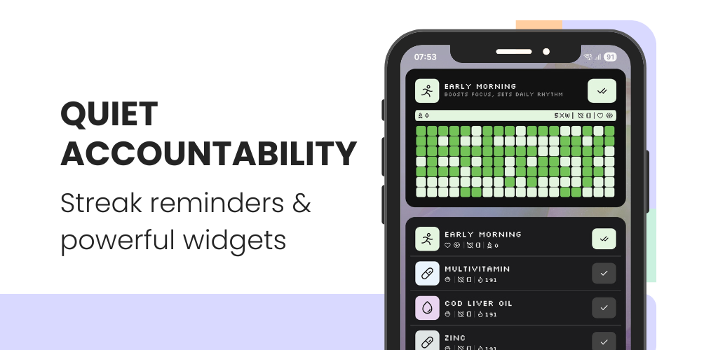 Habit Pixel - Screenshot 2 showing product features and functionality