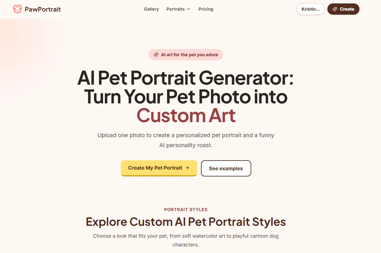 PawPortrait gallery image