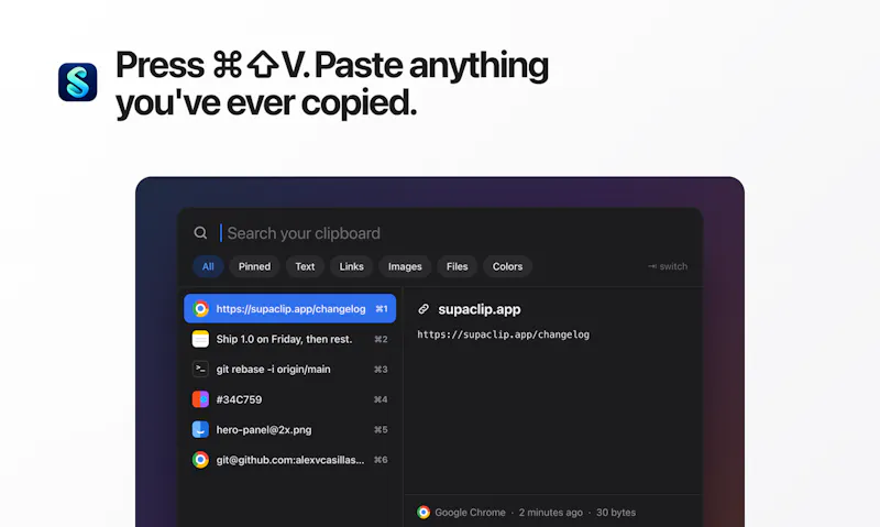 SupaClip screenshot 2