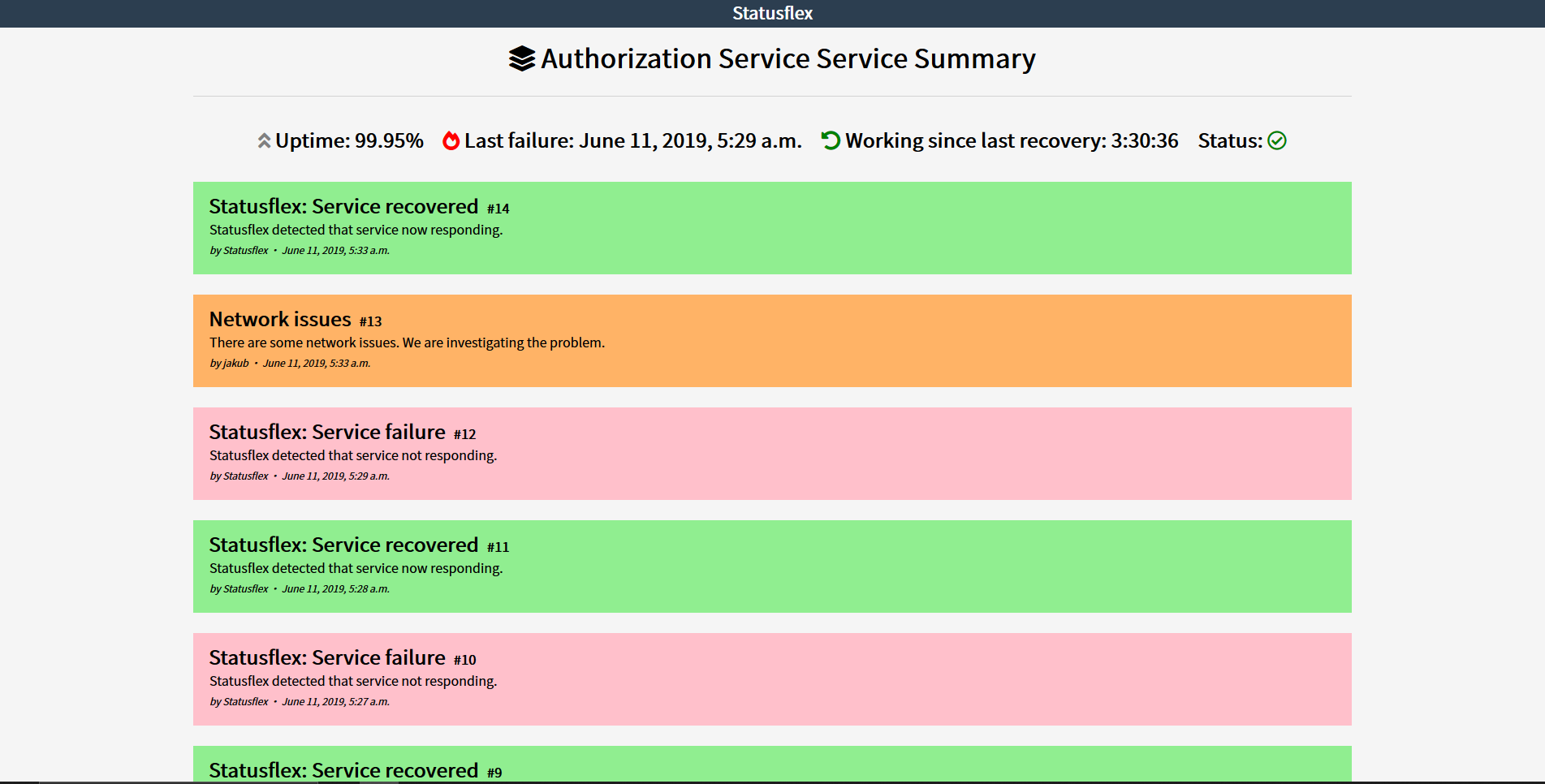 Statusflex gallery image