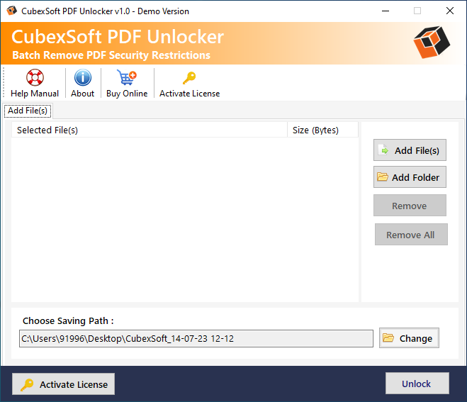 CubexSoft PDF Sblocker media 1