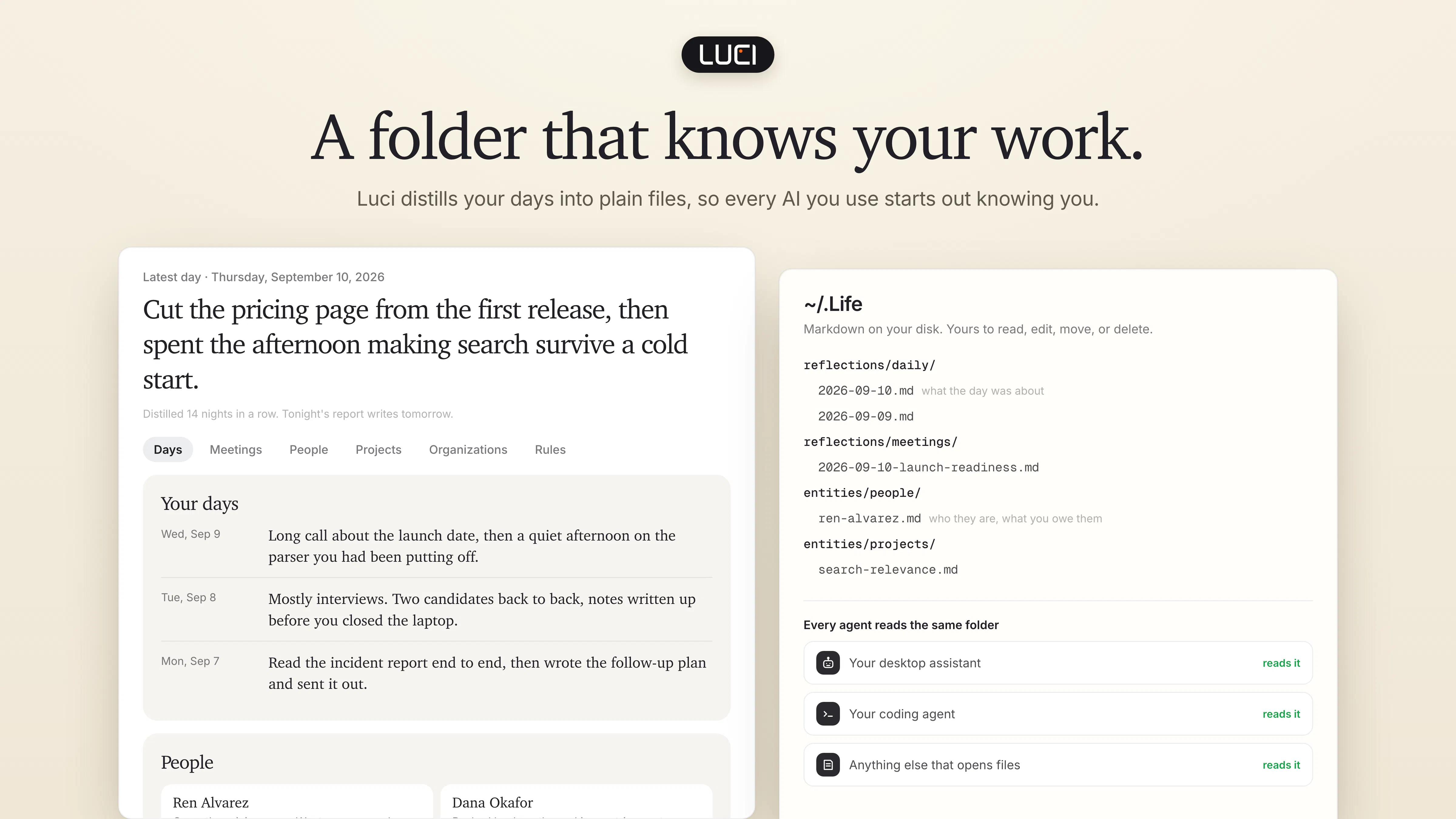 LUCI Desktop gallery image