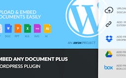 Embed Any Document - WordPress Plugin media 3