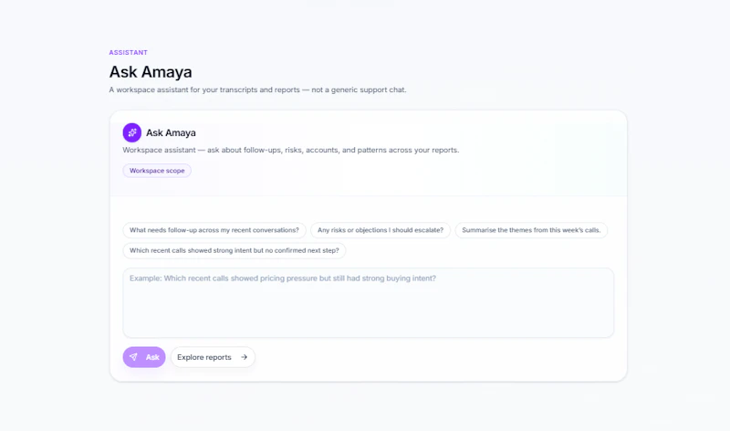 Amaya AI screenshot 5