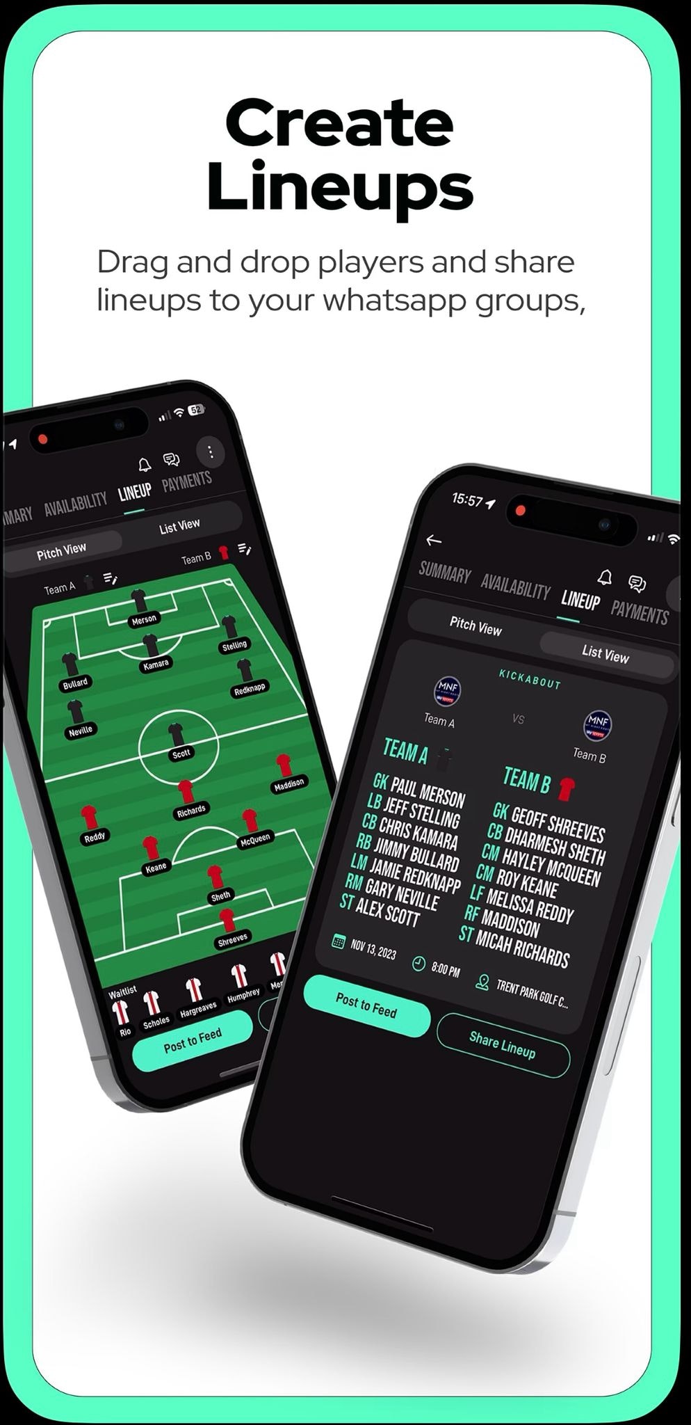 fotsapp - Sacando el dolor de organizar el hermoso juego media 2