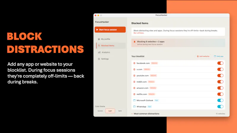FocusHacker screenshot 2