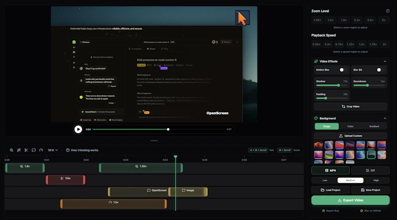 OpenScreen screenshot 2