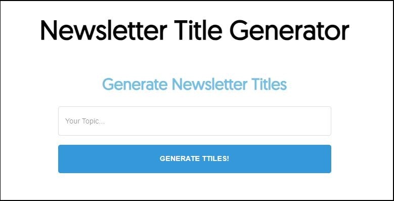Media Generator tajuk surat berita - Menjana tajuk buletin dengan pantas dan mudah 1