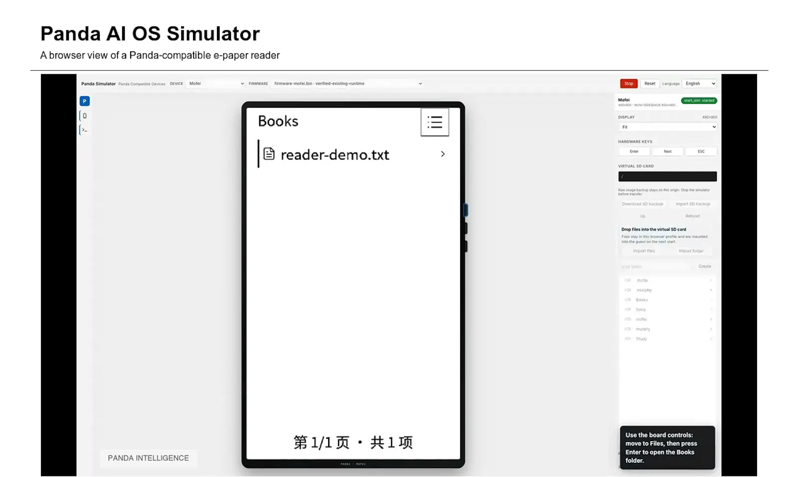 Panda AI OS Simulator screenshot 2