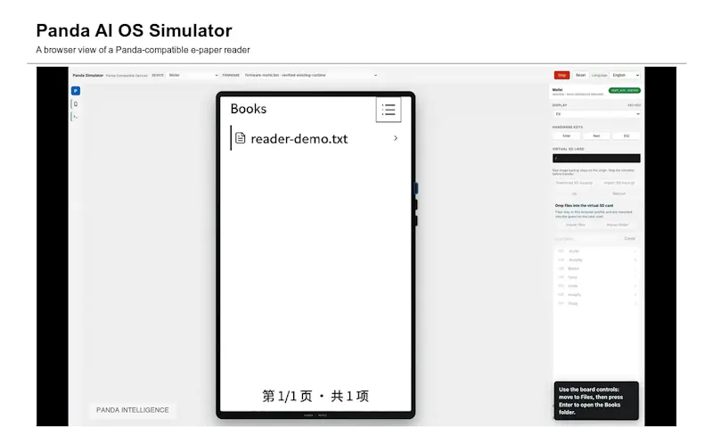 Panda AI OS Simulator screenshot 2