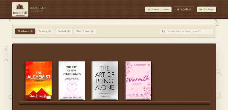Bookshelf screenshot 3
