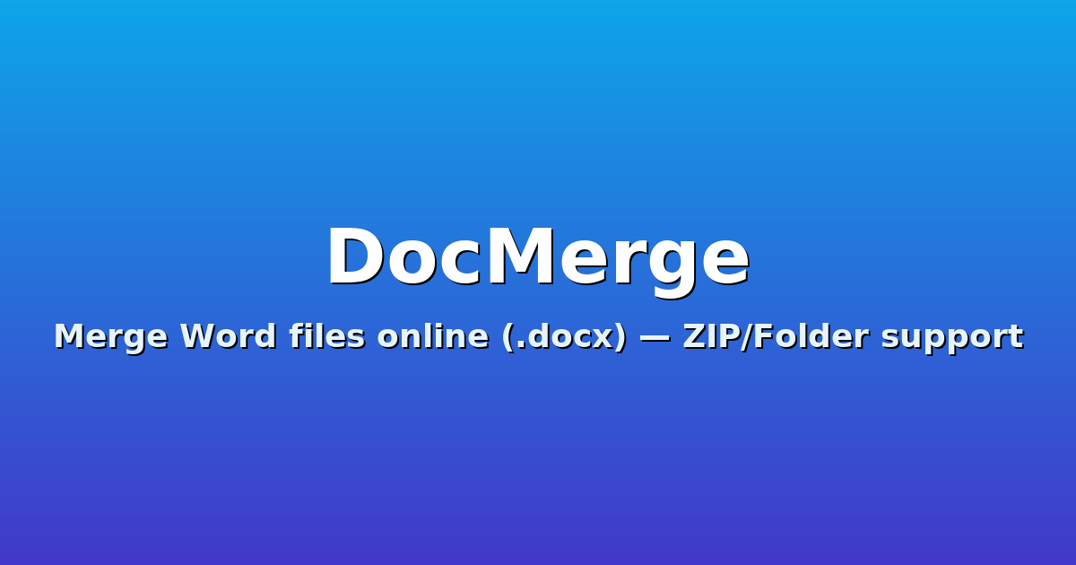 DocMerge