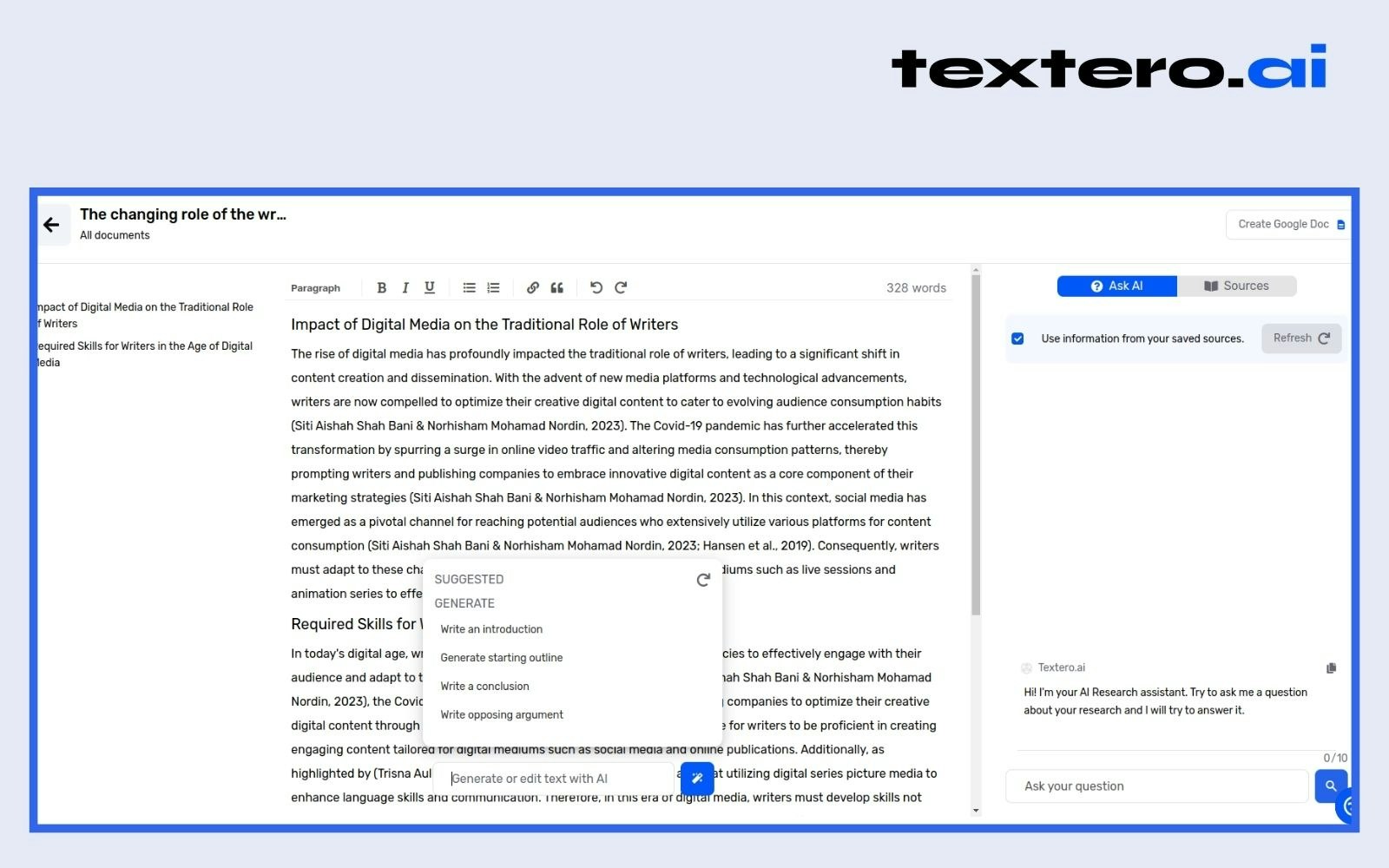 Textero AI Essay Writer  gallery image