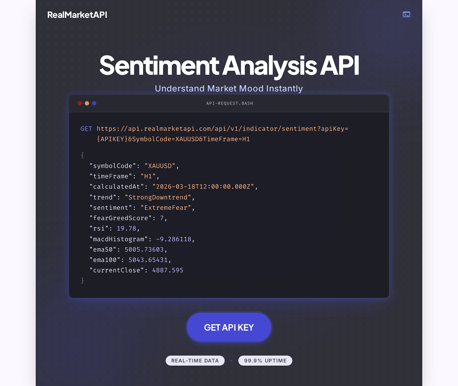 RealMarketAPI gallery image