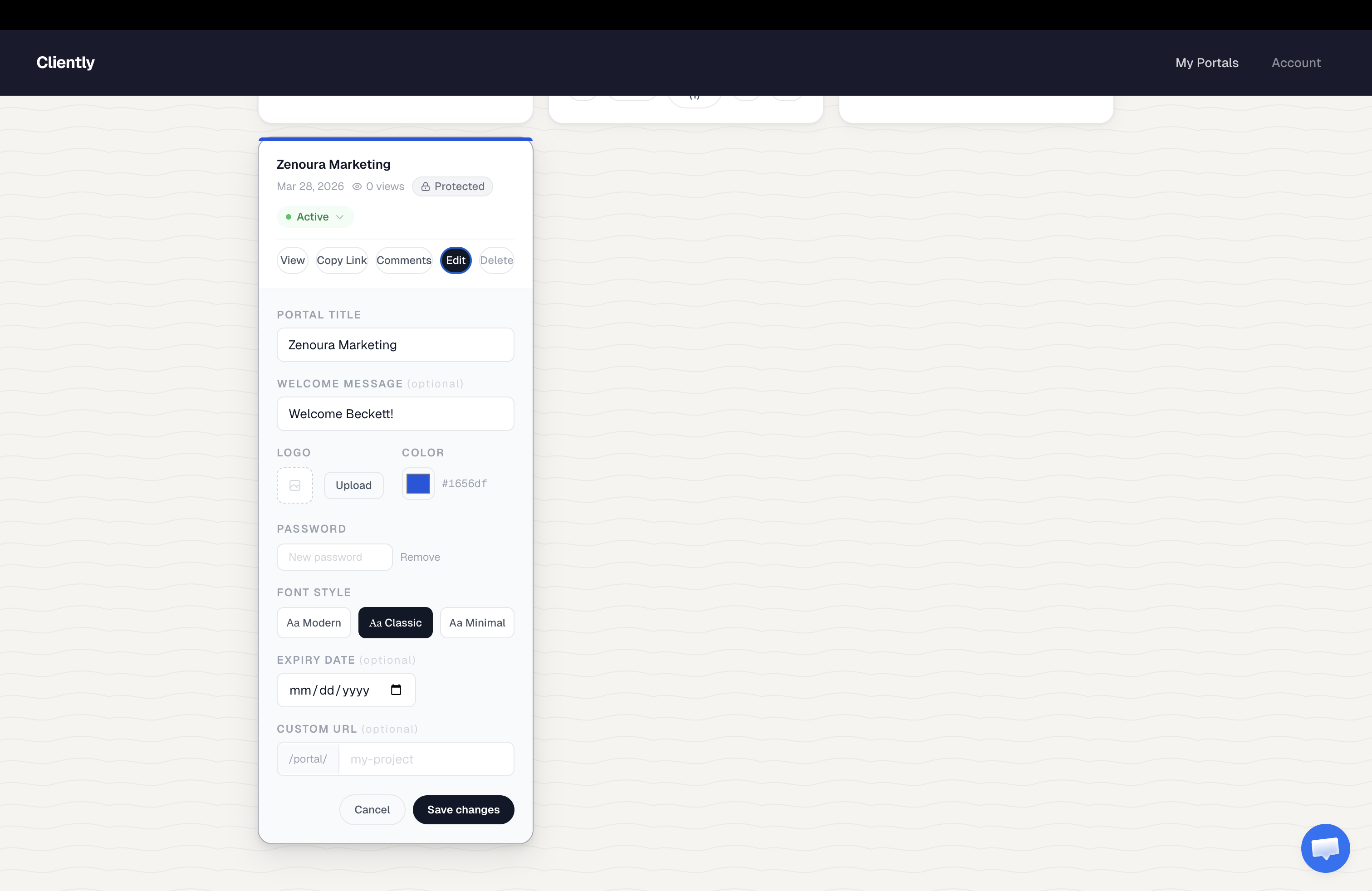 Cliently gallery image