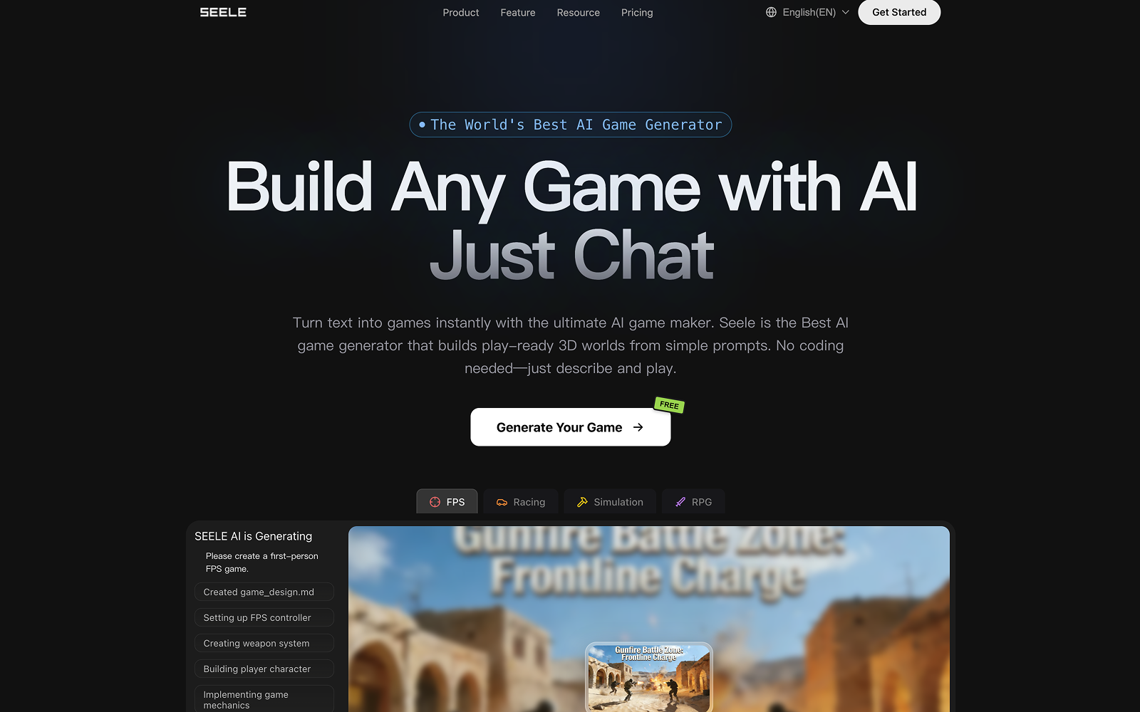 Seele AI - Screenshot 2 showing product features and functionality