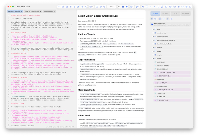 Neon Vision Editor - Major update screenshot 8